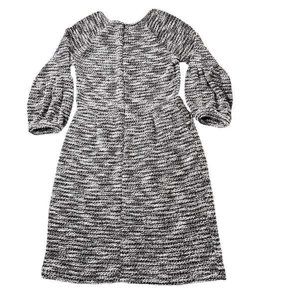 NWT EVEREVE Collective Concepts Anna Striped Knit Dress Black White Size M - Picture 8 of 16